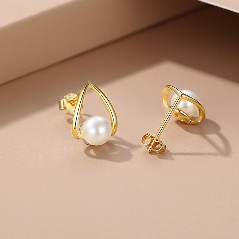 Pearl Stud Earrings