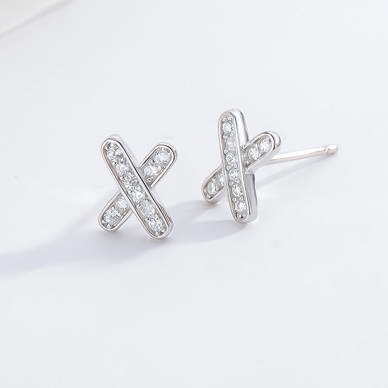X Stud Earrings