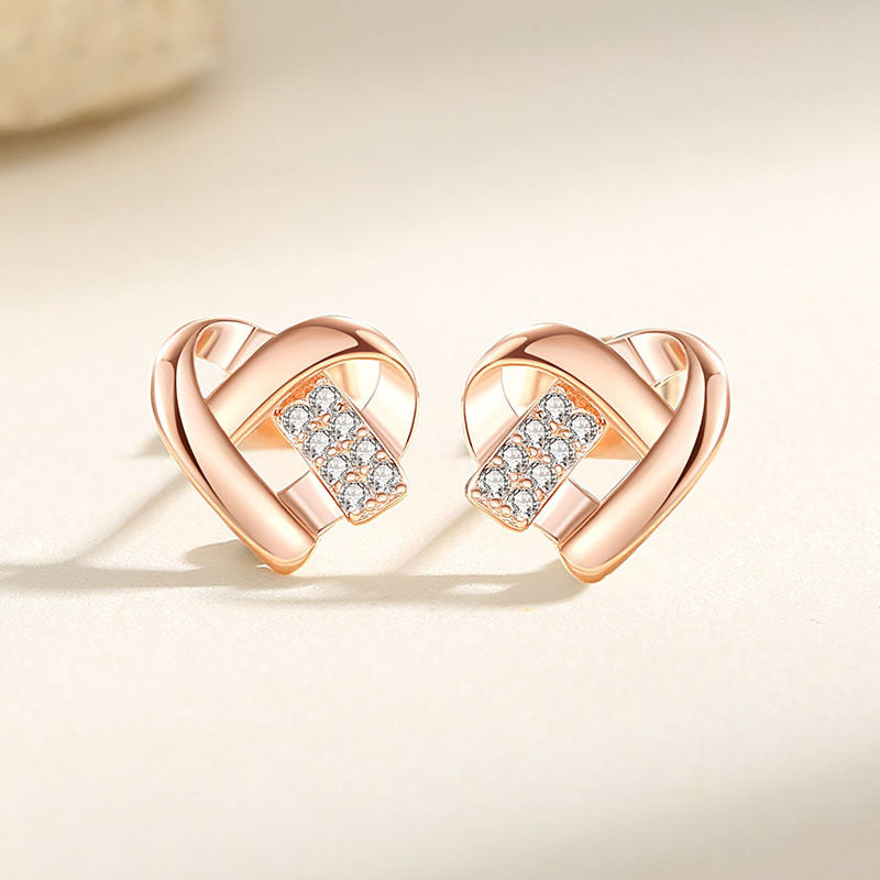 Heart Stud Earrings