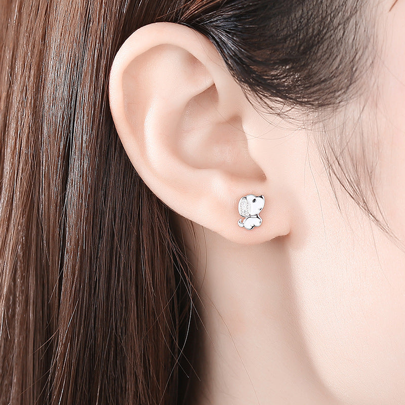 Dog Stud Earrings