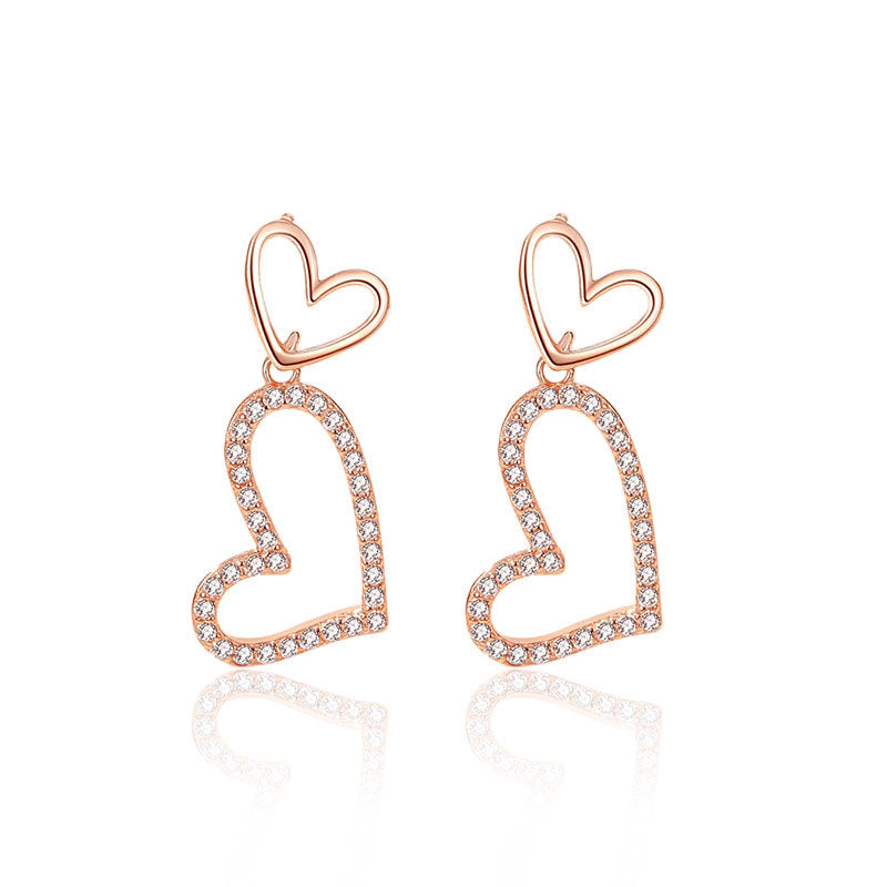 Heart Dangle Earrings