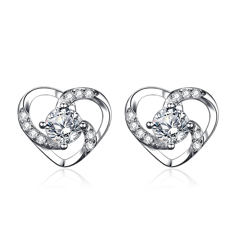 Heart Stud Earrings