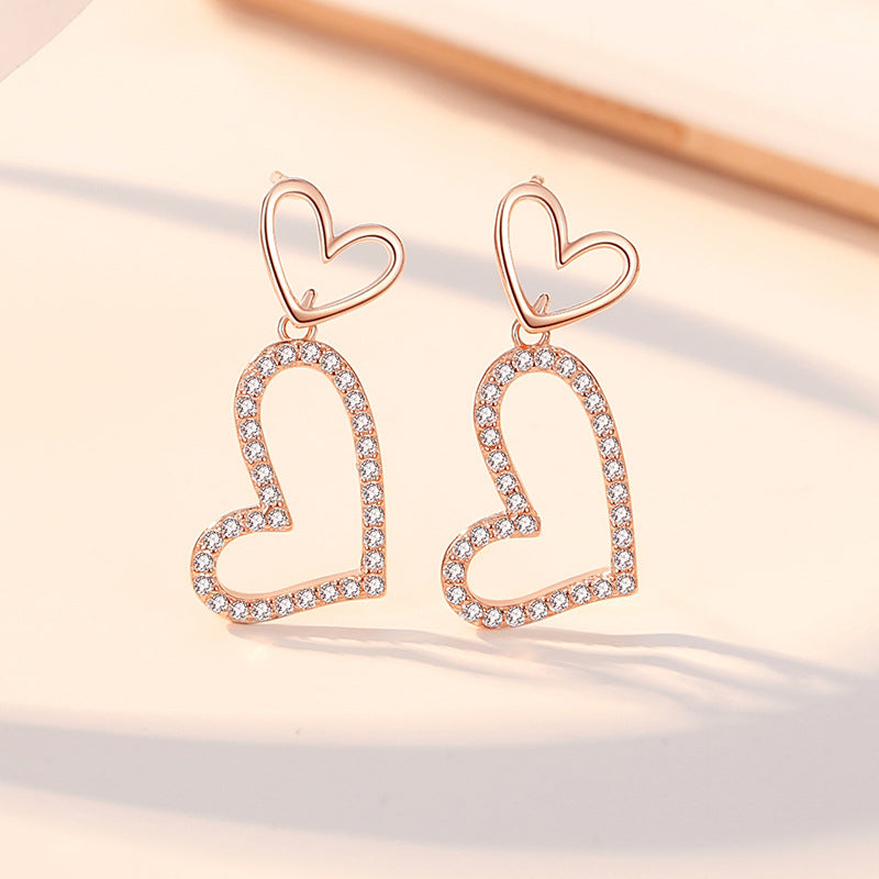 Heart Dangle Earrings