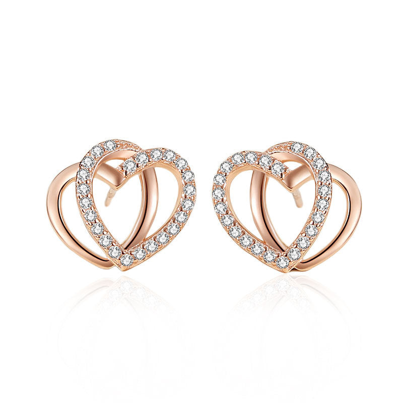 Heart Stud Earrings