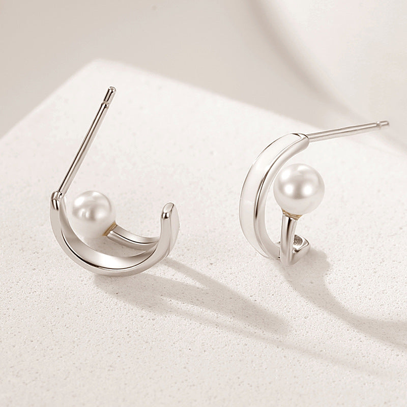 Pearl earrings