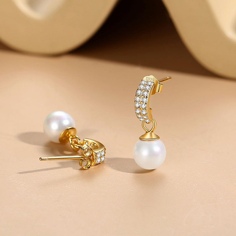 Pearl Stud Earrings
