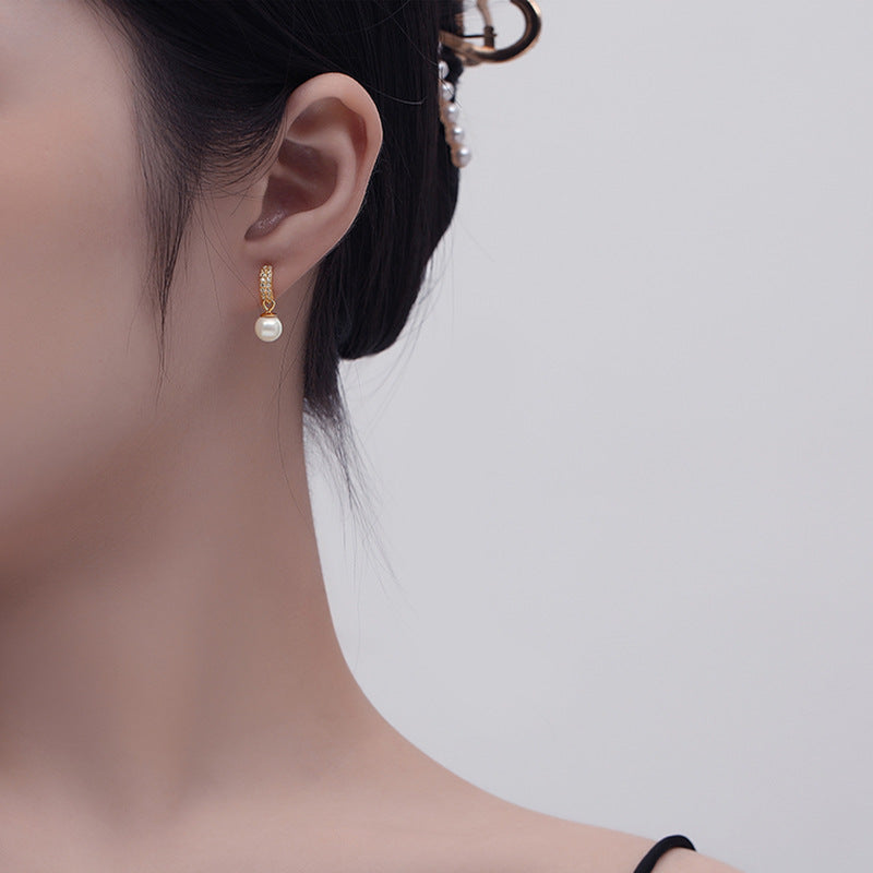 Pearl Stud Earrings