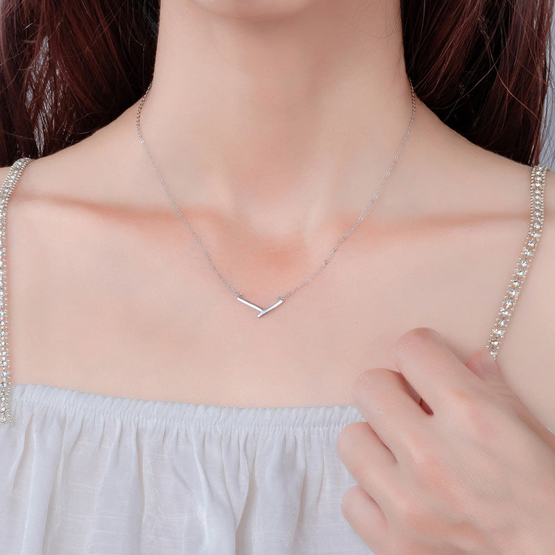 V Bar Necklace