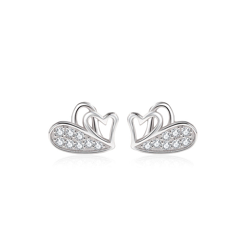 Heart Stud Earrings