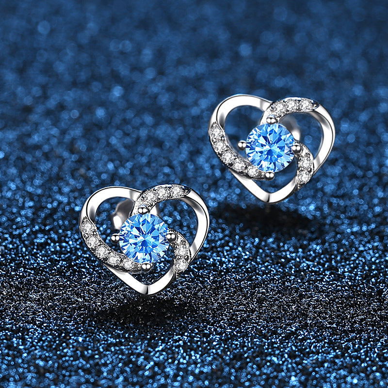 Heart Stud Earrings