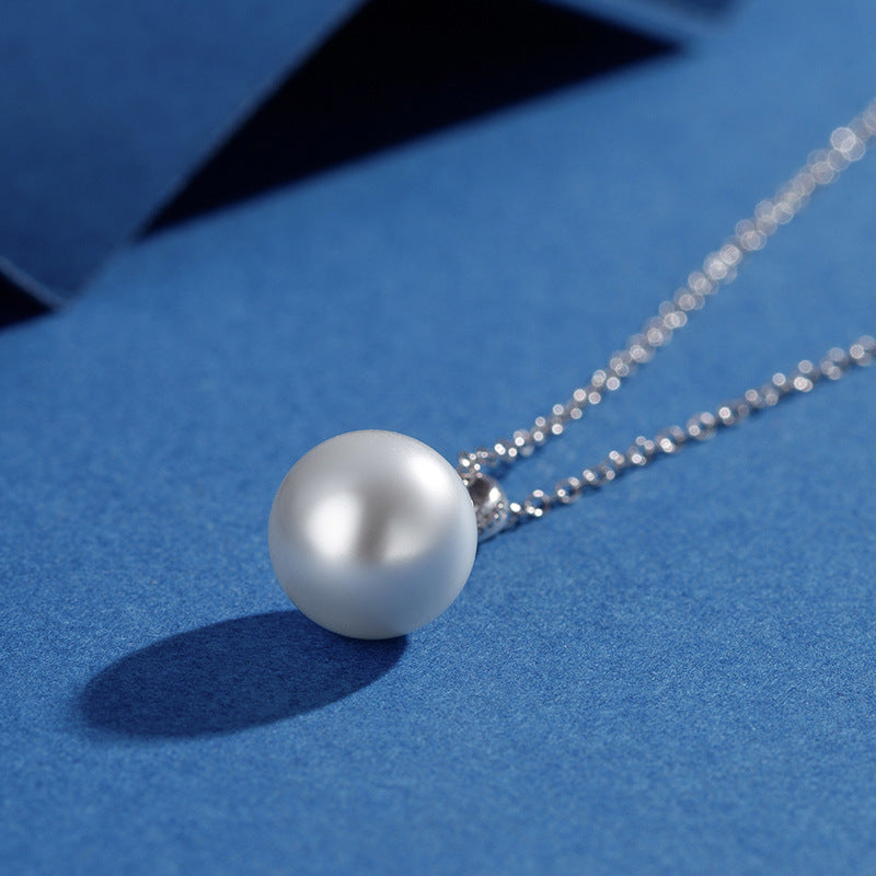 Pearl Necklace Silver