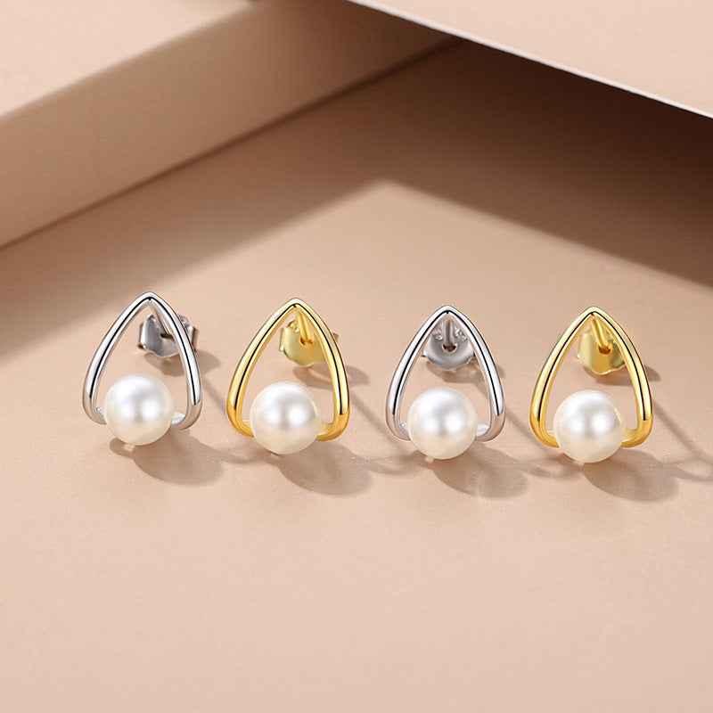 Pearl Stud Earrings