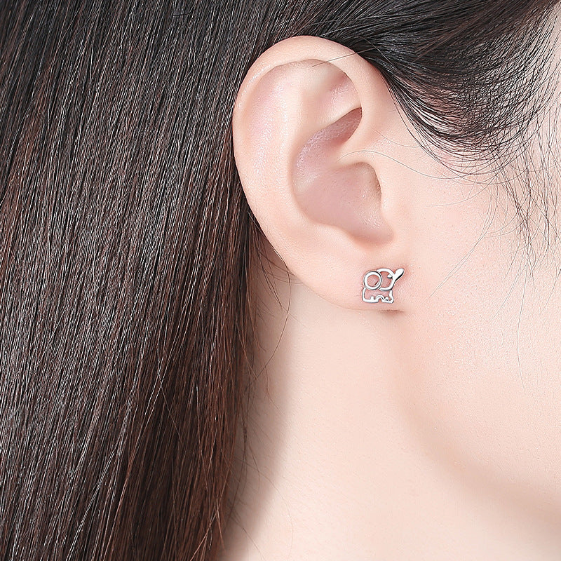 Elephant Stud Earrings