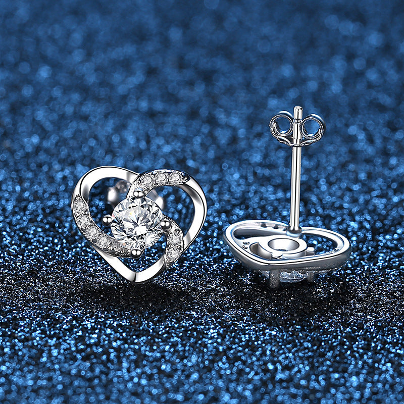 Heart Stud Earrings