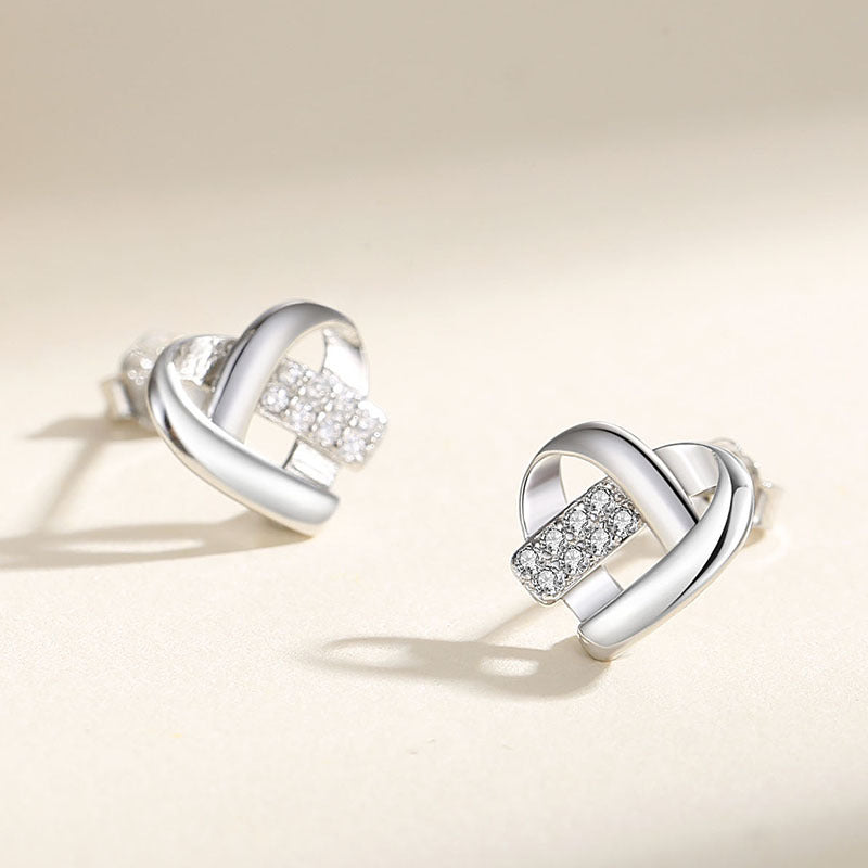 Heart Stud Earrings