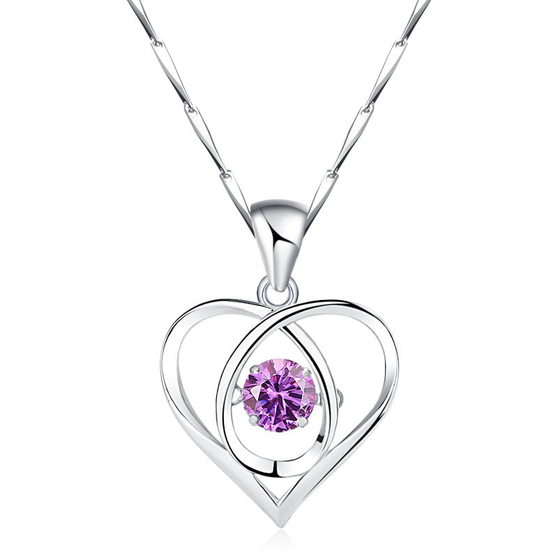 Heart Necklace Silver
