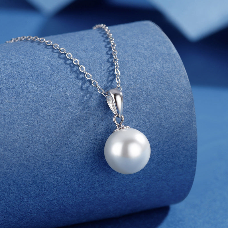 Pearl Necklace Silver
