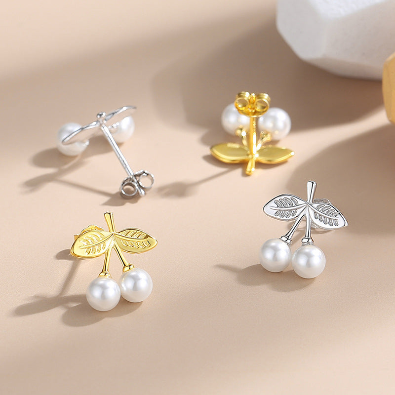 Pearl Stud Earrings
