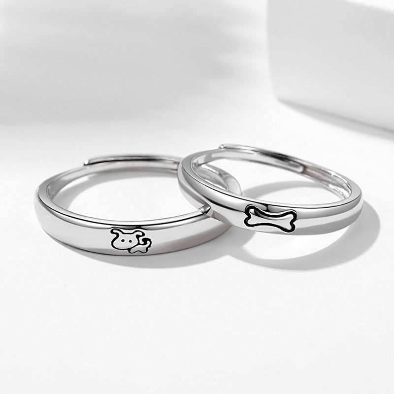 Couple Rings Dog