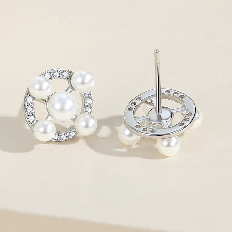 Pearl Stud Earrings