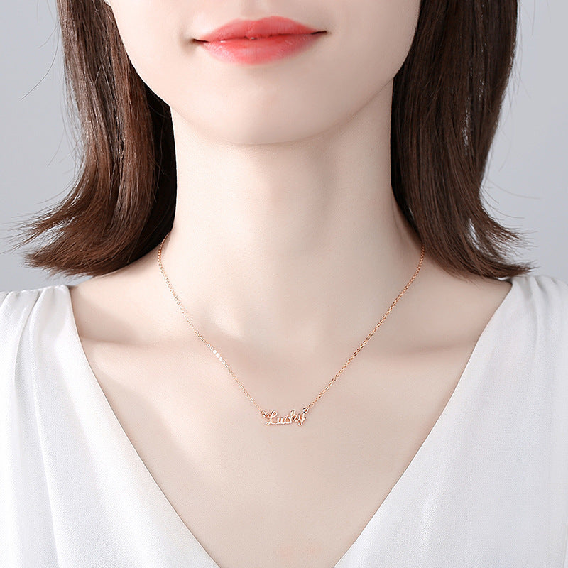Letter Lucky Necklace