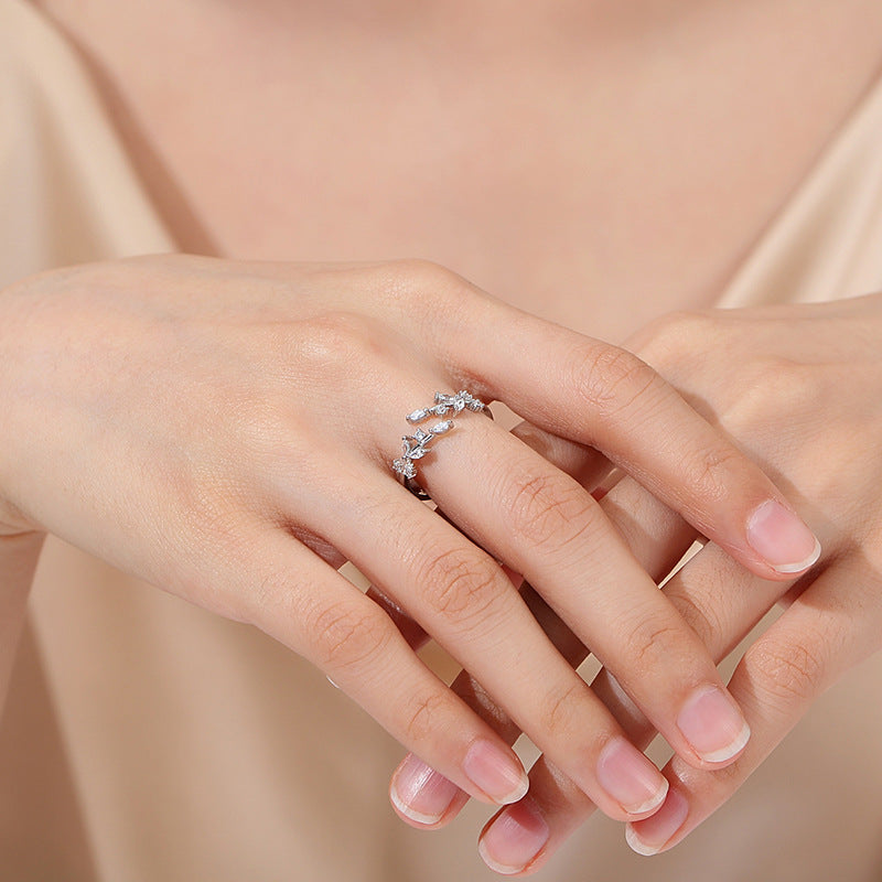 Adjustable Leaf Ring