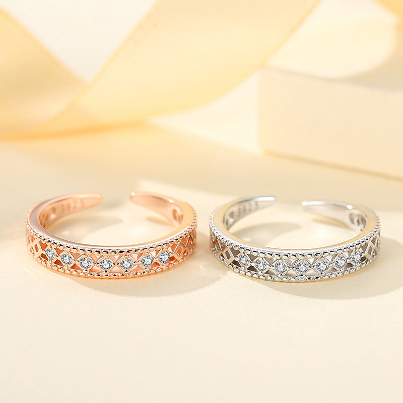 Adjustable Band Ring Sterling Silver