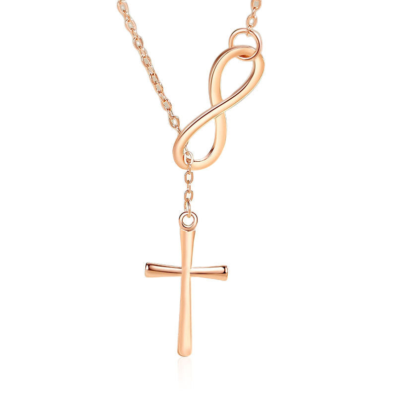 Infinity Cross Necklace