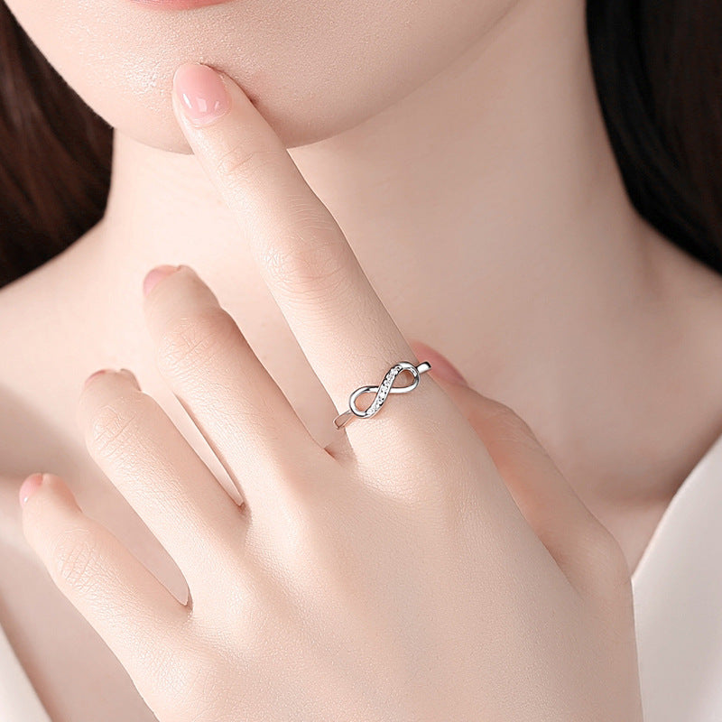 Infinity Ring Silver