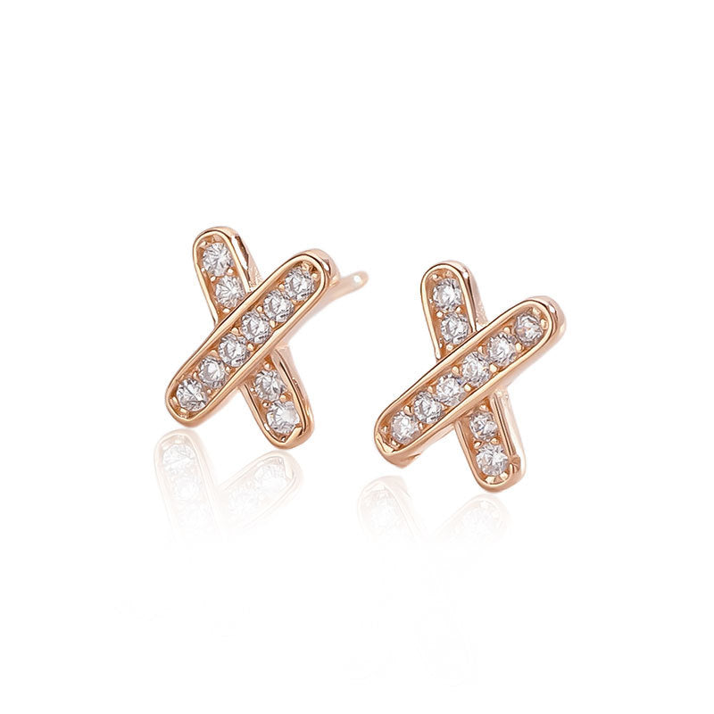 X Stud Earrings
