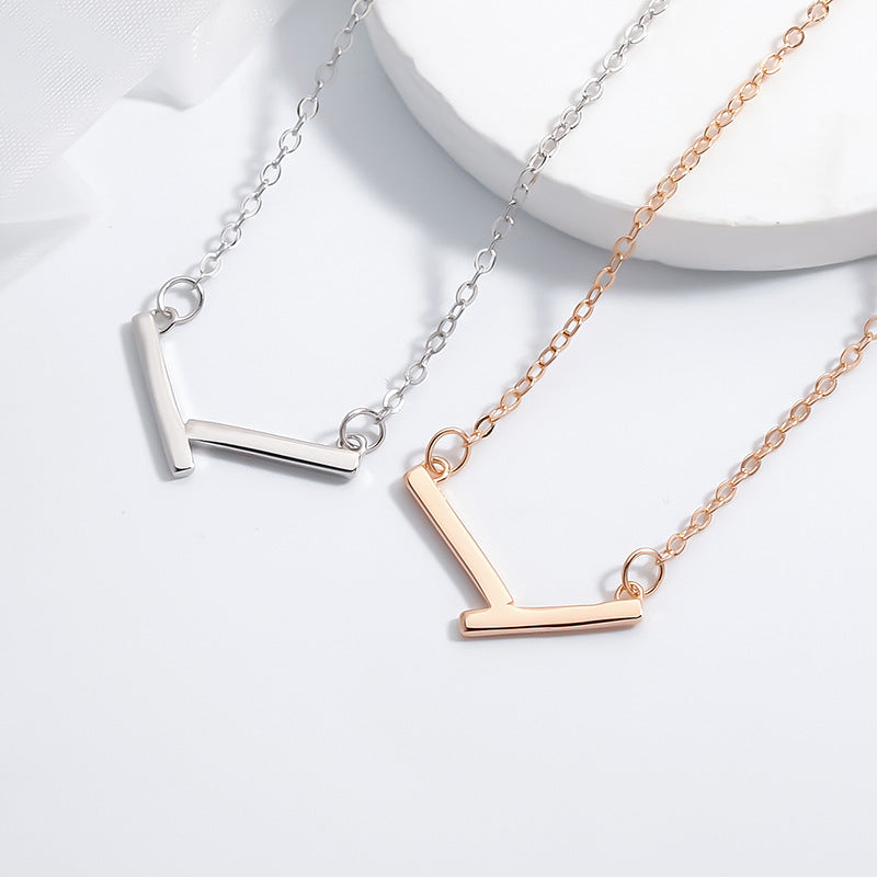 V Bar Necklace