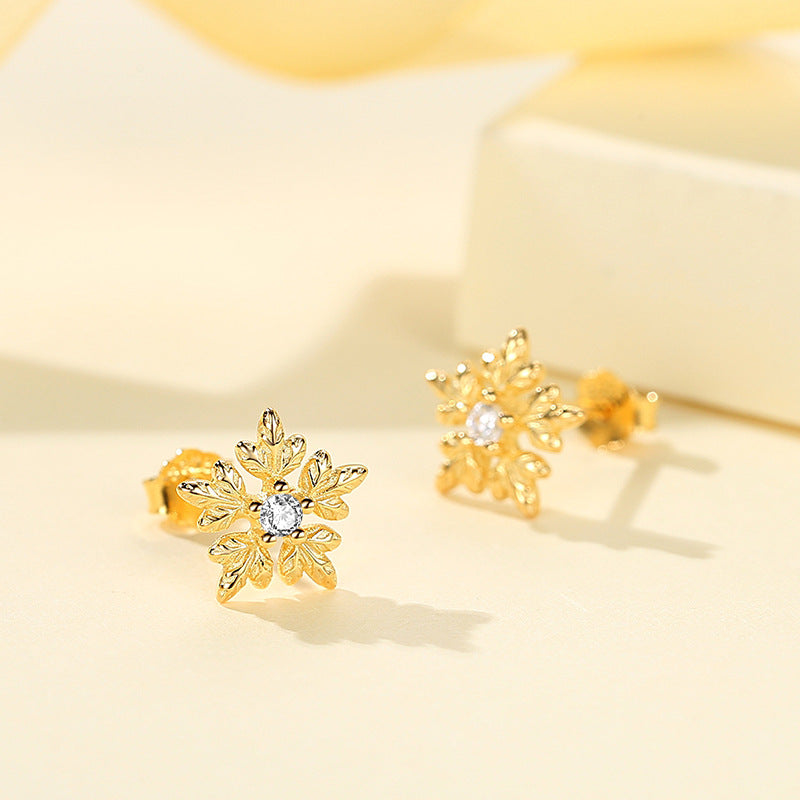 Snowflakes Stud Earrings