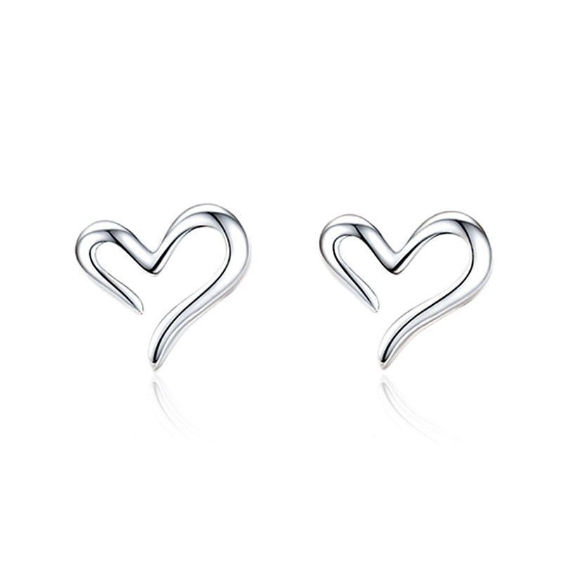 Heart Stud Earrings