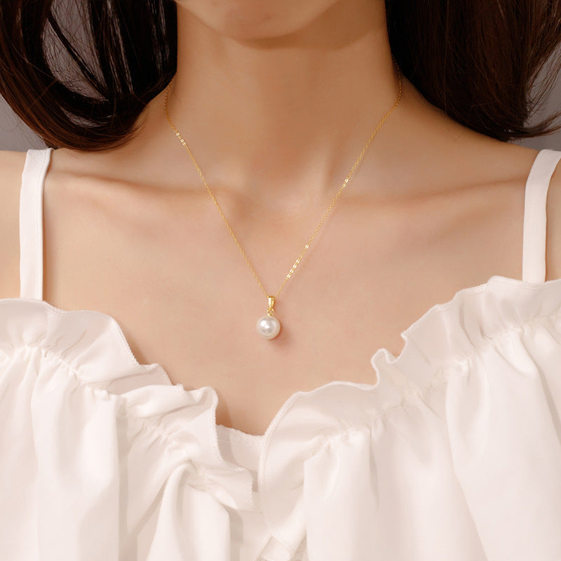 Pearl Necklace Silver
