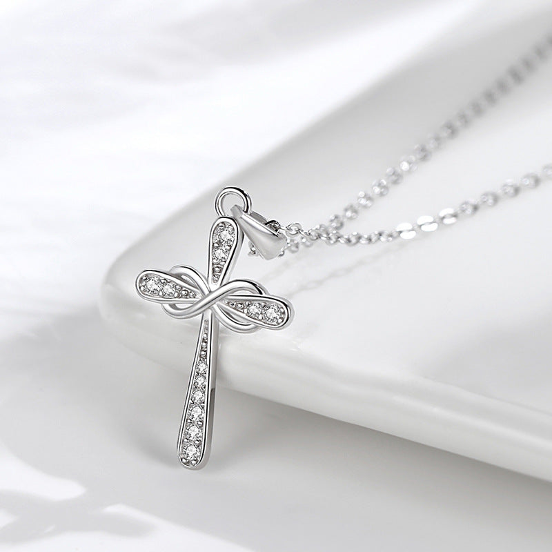 Infinity Cross Necklace