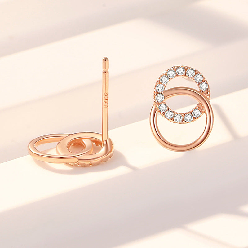 Stud Earrings Silver