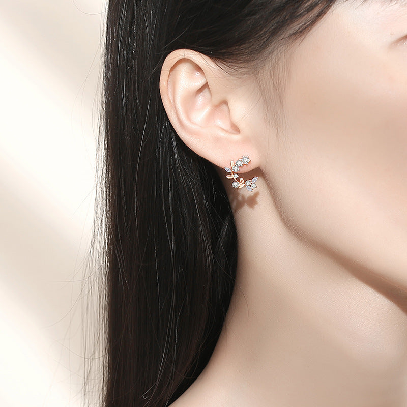 Leaf Stud Earrings