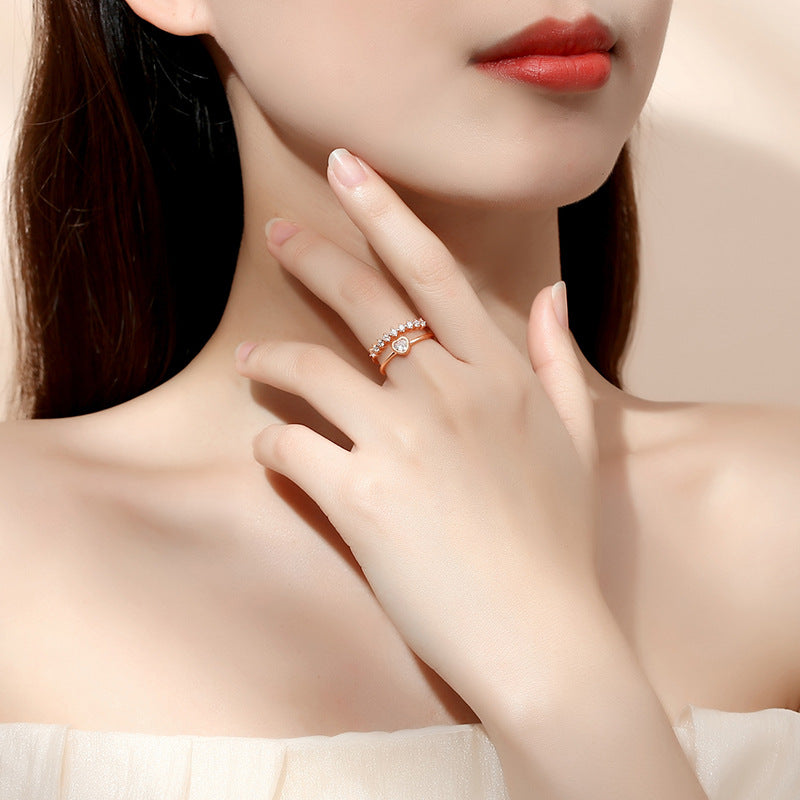 Heart Band Ring