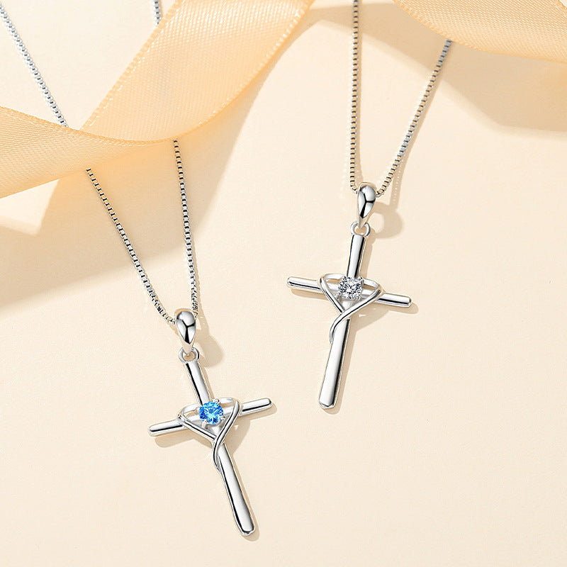 Cross Heart Necklace
