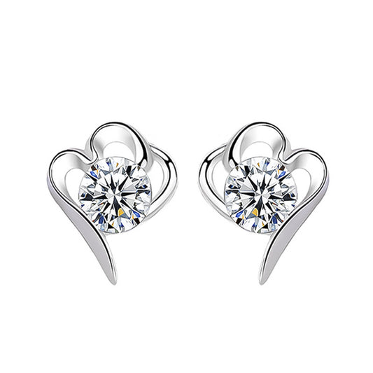 Heart Stud Earrings