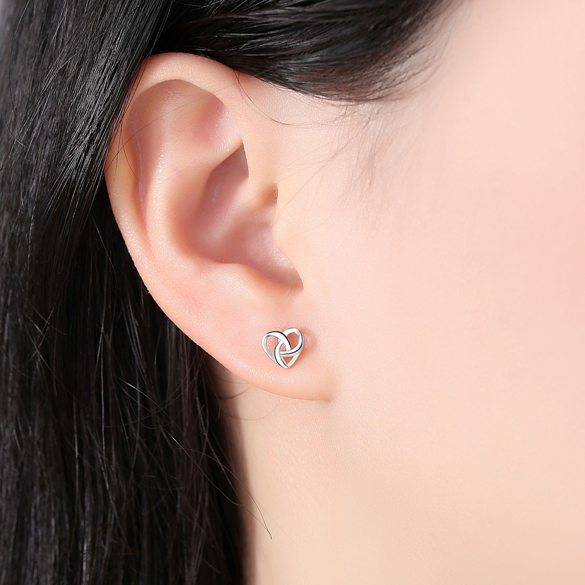 Heart Stud Earrings