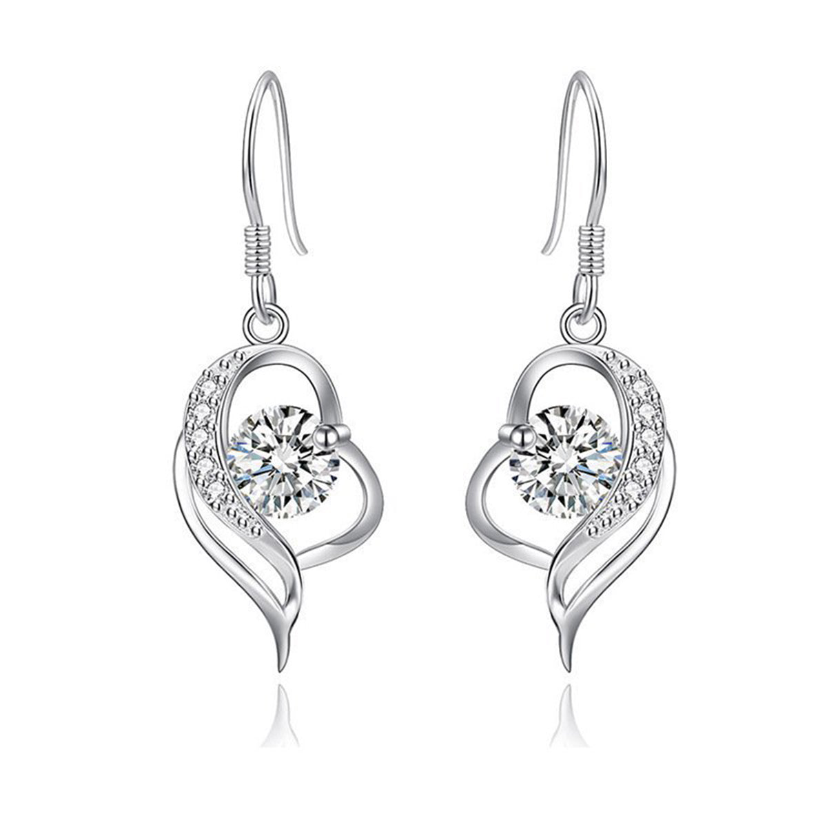 MOOSKI Sterling Silver Dangle Earrings for Women