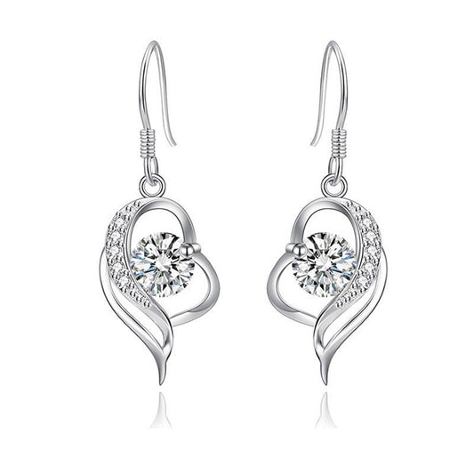 MOOSKI Sterling Silver Dangle Earrings for Women
