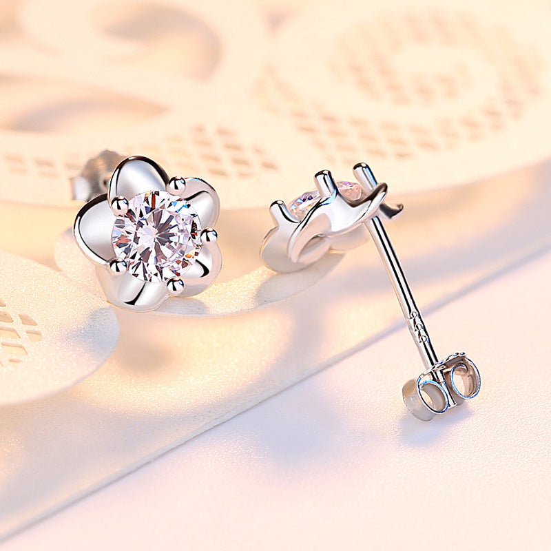 Sakura Flower Stud Earrings