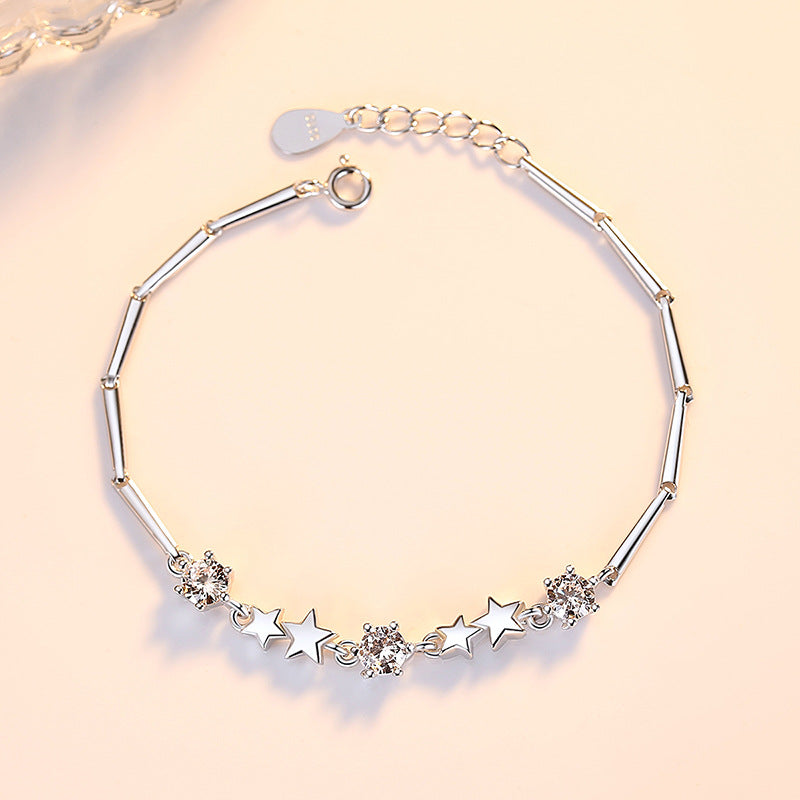 Star Bracelet 925 Sterling Silver