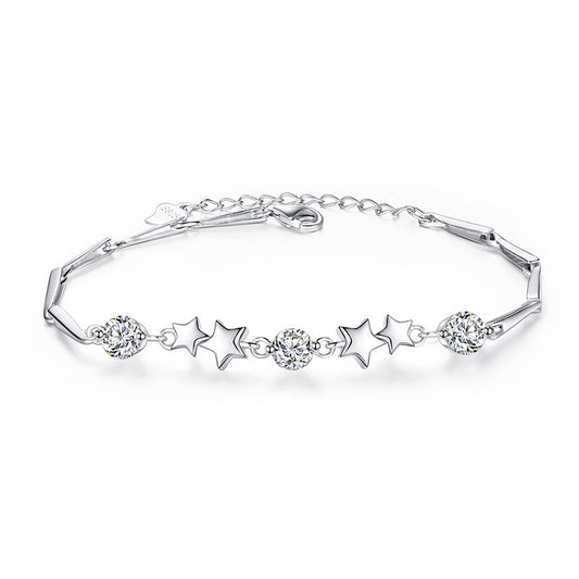 Star Bracelet 925 Sterling Silver