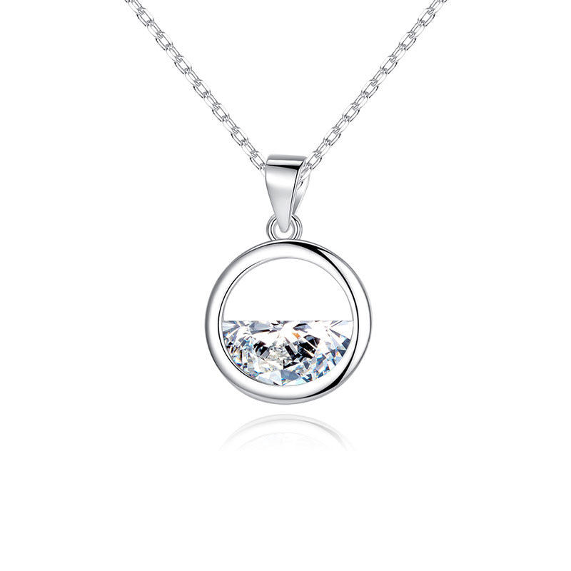 Circle Crystal Necklace