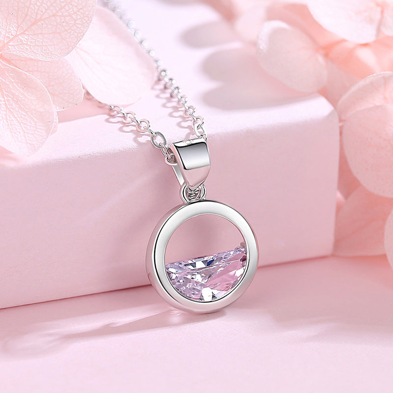 Circle Crystal Necklace