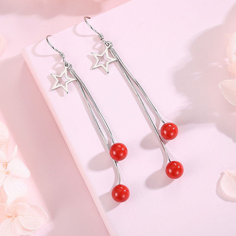 Star Drop Earrings