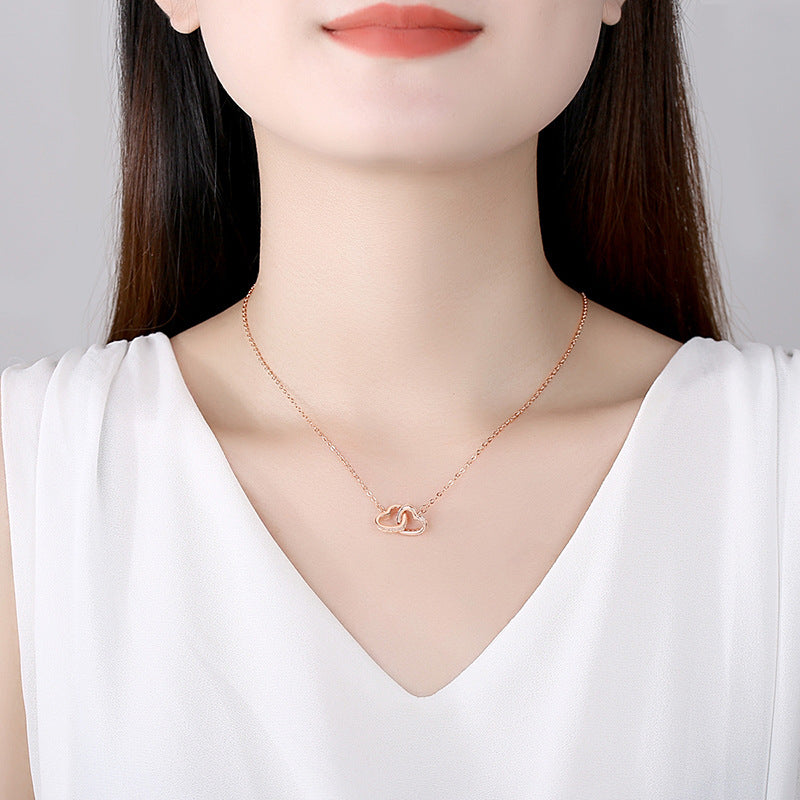 Double Heart Necklace
